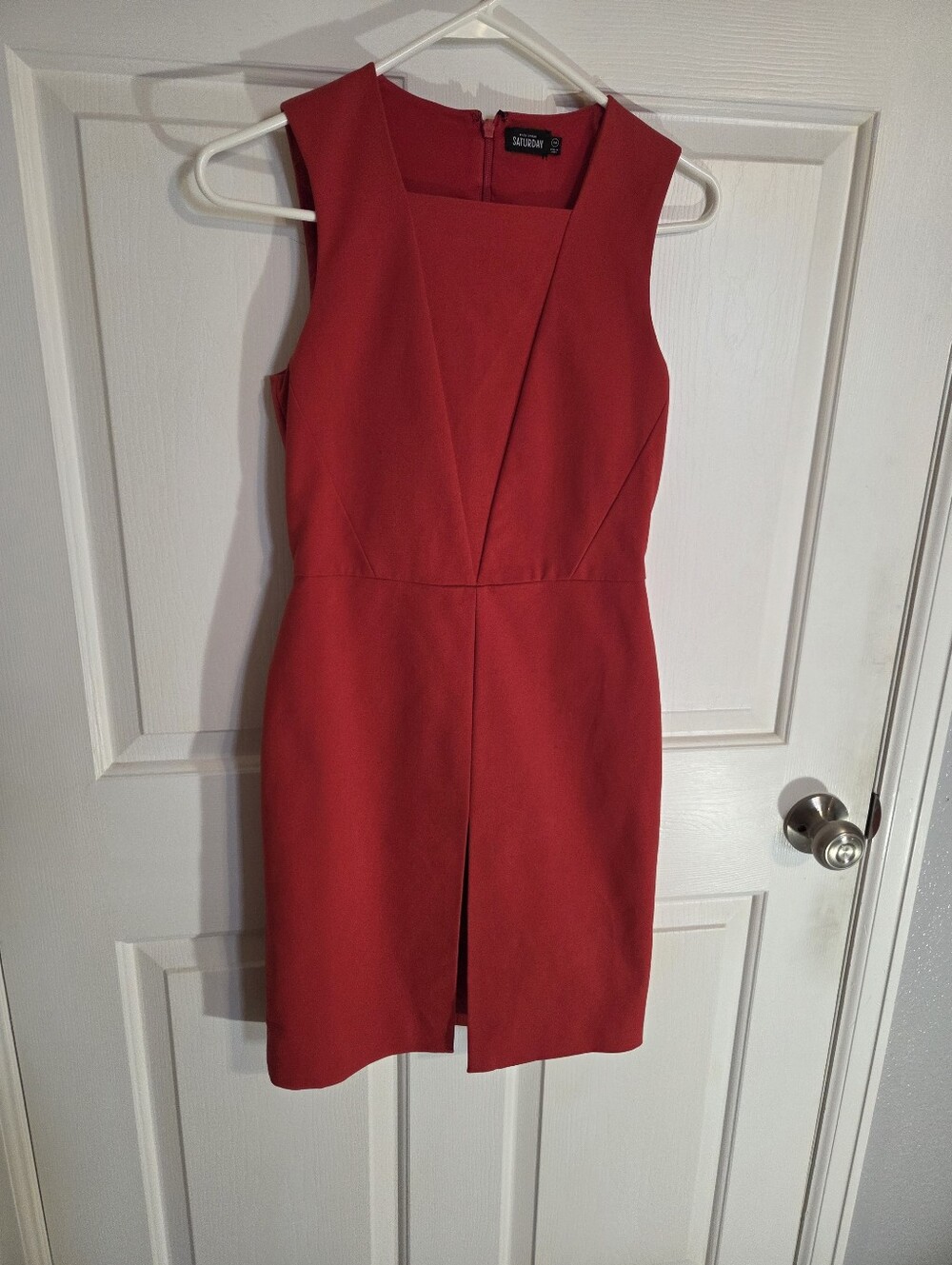 Kate Spade Saturday Red Dress Size 00 Sleeveless Chic